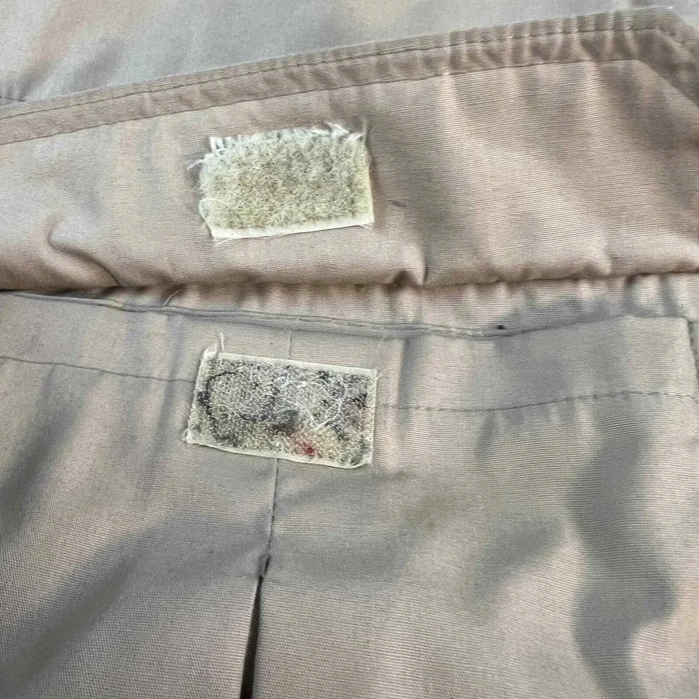 L.L. BEAN Wool Flannel Polyester Parka‎ Beige Made in USA Vintage M